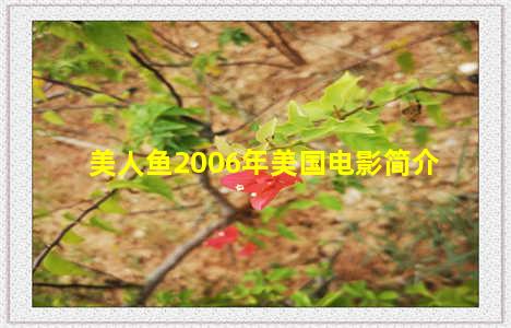 美人鱼2006年美国电影简介